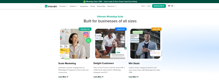 Interakt.shop: A Customer Support Service Experiences Up To 550% Traffic Boost In Less Than 2 Years!